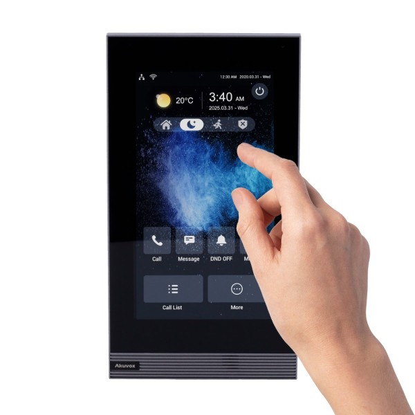 Akuvox AK-S562-V Monitor Linux para porta de porta - 7 & quot TFT Tela Vertical - Cristal de Áudio Bidirecional | Ui fácil