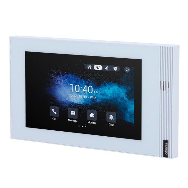 Akuvox AK-S562-White Monitor Linux para player de vídeo - Tela TFT de 7 & quot - Cristal de áudio bidirecional | Ui fácil - TC