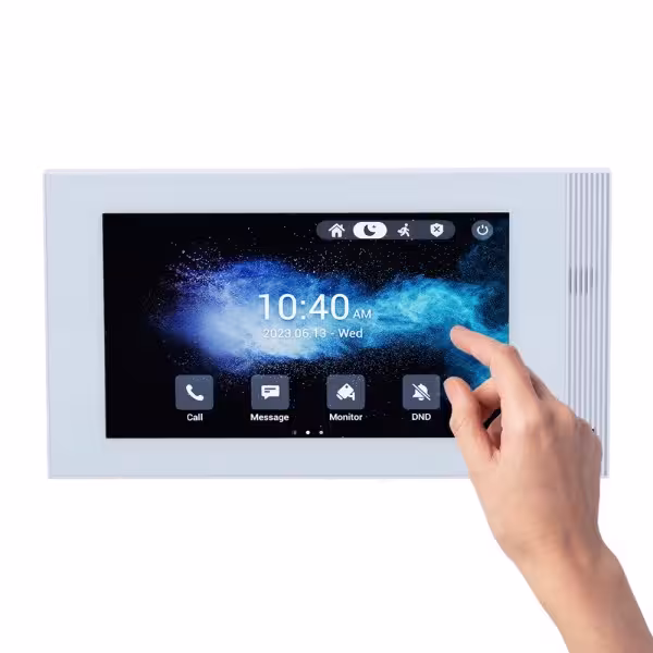 Kaufen AKUVOX AK-S562W-S-WHITE Linux-Monitor für Video-Türsprechanlage – 7"-TFT-Display | Aufputzmontage – Zwei-Wege-Audio bidir