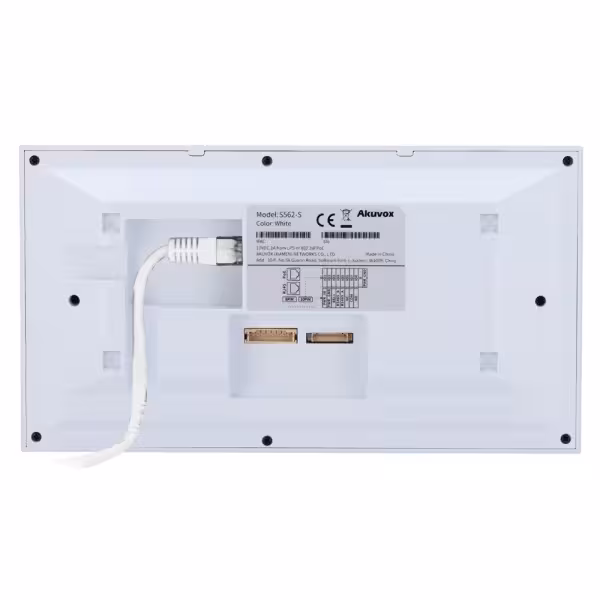 Kaufen AKUVOX AK-S562W-S-WHITE Linux-Monitor für Video-Türsprechanlage – 7"-TFT-Display | Aufputzmontage – Zwei-Wege-Audio bidir