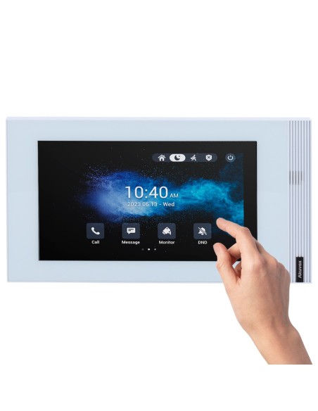 Comprar AKUVOX AK-S562W-WHITE Monitor Linux para videoportero - Pantalla TFT de 7"  - Audio bidireccional Crystal Clear | E
