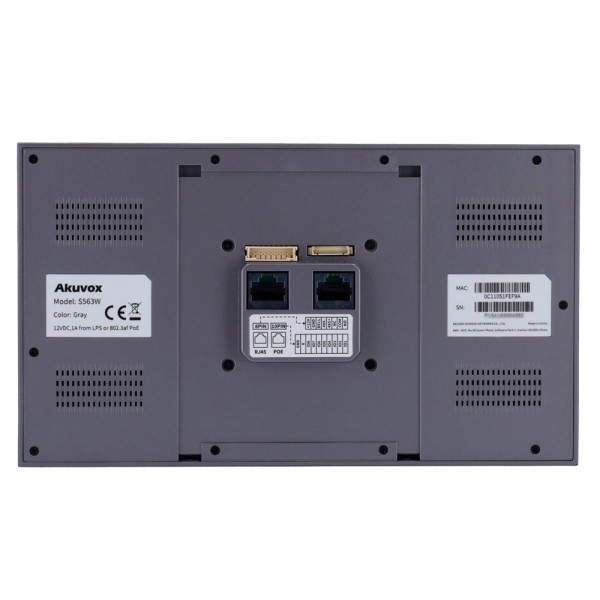 Comprar AKUVOX AK-S563 Monitor Android 12.0 para videoportero - Pantalla IPS de 8" - Audio bidireccional Crystal Clear | Ea