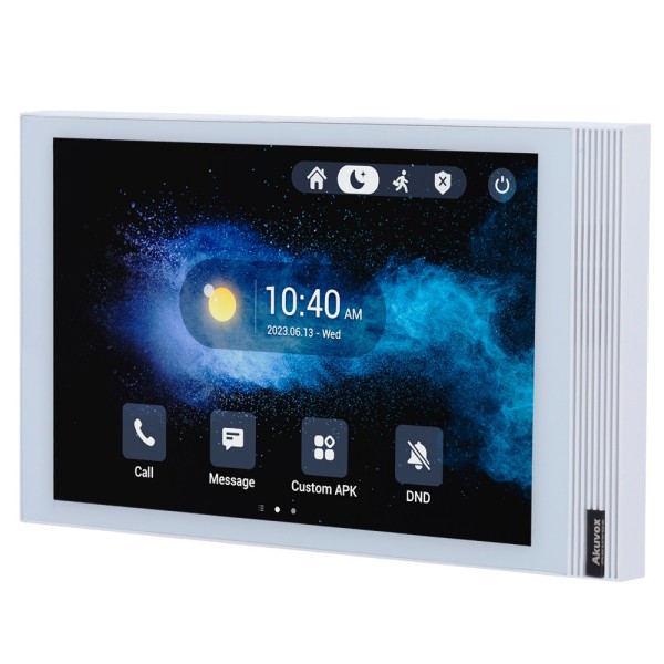 Kaufen AKUVOX AK-S563-WHITE Android 12.0 Monitor für Video-Türsprechanlage – 8"-IPS-Display – bidirektionales Crystal-Clear-Audi