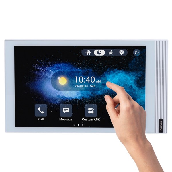Kaufen AKUVOX AK-S563-WHITE Android 12.0 Monitor für Video-Türsprechanlage – 8"-IPS-Display – bidirektionales Crystal-Clear-Audi