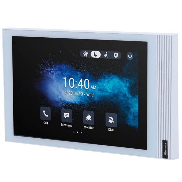 Kaufen AKUVOX AK-S563W-WHITE Android-12.0-Monitor für Video-Türsprechanlage – 8"-IPS-Display – bidirektionales Crystal-Clear-Aud