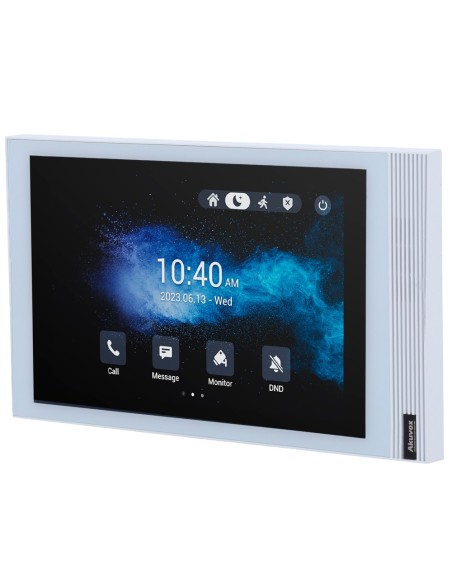 Akuvox AK-S563W-White Android 12.0 Monitor para a porta de vídeo - 8 & CHEP Tela IPS - Cristal de áudio Bidirecional | Fácil