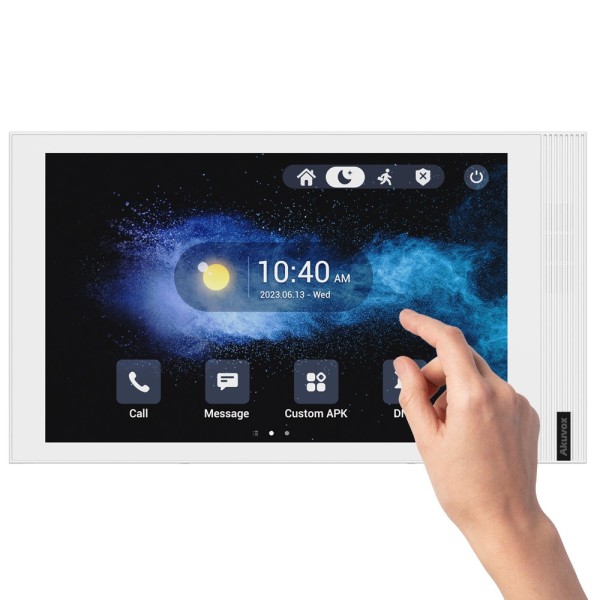 Kaufen AKUVOX AK-S563W-WHITE Android-12.0-Monitor für Video-Türsprechanlage – 8"-IPS-Display – bidirektionales Crystal-Clear-Aud