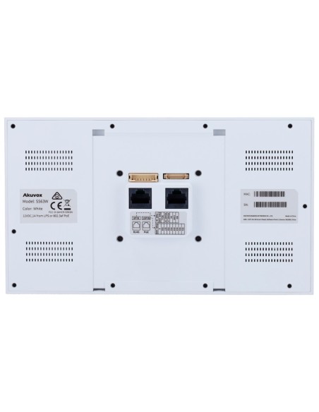 Acquistare AKUVOX AK-S563W-WHITE Monitor Android 12.0 per videocitofono - Schermo IPS da 8" - Audio bidirezionale Crystal Cle