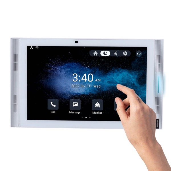 Acheter AKUVOX AK-S567-WHITE Moniteur Android 12.0 pour visiophone - Écran IPS de 10" - Audio bidirectionnel Crystal Cle
