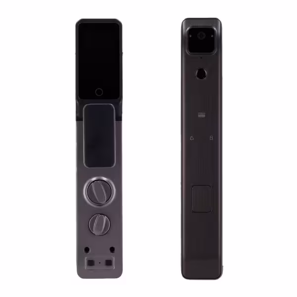 Kaufen AKUBELA AK-SL50 Smartes Türschloss mit Video-Türsprechanlage – Fingerabdruck, Karte und PIN – 50 Benutzer | WLAN – 2‑MP-K