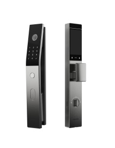 Acquista AKUVOX AK-SL60 serratura intelligente con videocitofono - riconoscimento facciale, palmo, vena, impronta, tessera, NFC 