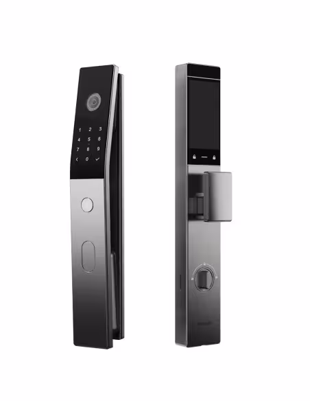Kaufen AKUVOX AK-SL60 intelligentes Türschloss mit Video-Türsprechanlage – Gesicht, Handfläche, Vene, Fingerabdruck, Karte, NFC 