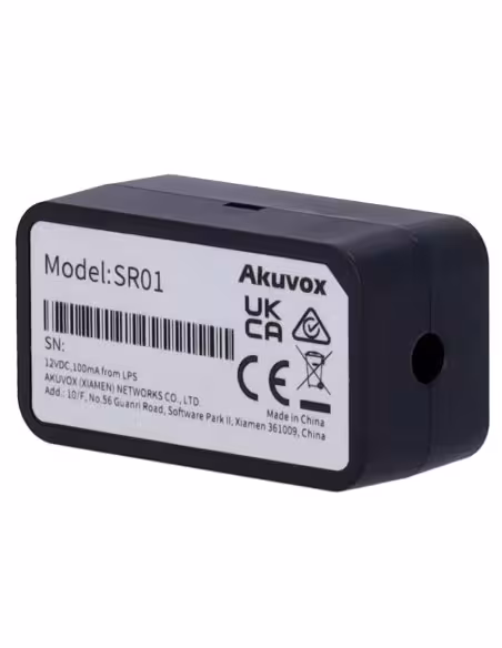Acheter AKUVOX AK-SR01 Module de porte sécurisée - Format compact pour boîtiers d’encastrement - Communication RS485 | Entrée de