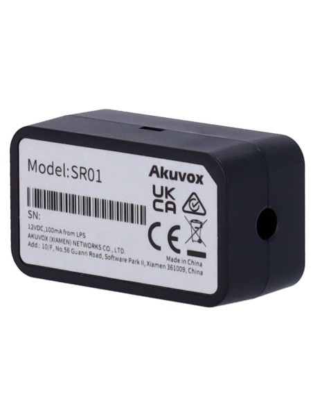 Módulo de porta seguro Akuvox AK-SR01 - tamanho reduzido para caixas de mecanismo - RS485 Comunicação | Entrada da Pulsestrutura