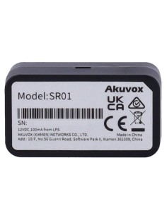 Módulo de porta seguro Akuvox AK-SR01 - tamanho reduzido para caixas de mecanismo - RS485 Comunicação | Entrada da Pulsestrutura 2