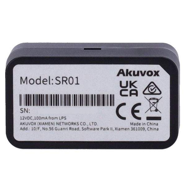 Kaufen AKUVOX AK-SR01 sicheres Türmodul – kompakte Größe für Unterputzdosen – Kommunikation RS485 | Tastereingang