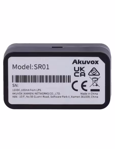 Acheter AKUVOX AK-SR01 Module de porte sécurisée - Format compact pour boîtiers d’encastrement - Communication RS485 | Entrée de