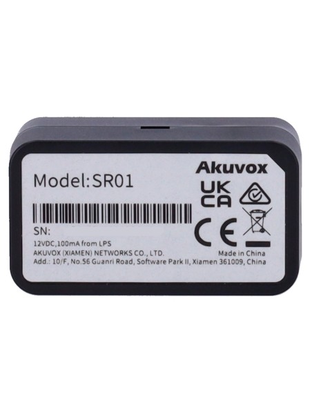 Módulo de porta seguro Akuvox AK-SR01 - tamanho reduzido para caixas de mecanismo - RS485 Comunicação | Entrada da Pulsestrutura