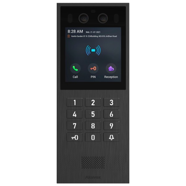 Kaufen AKUVOX AK-X912K vandalensichere IP-Video-Türsprechanlage IK08 zur Aufputzmontage – Doppelkamera 2 MP | Gegensprechen (bid
