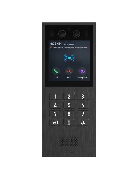 Acheter AKUVOX AK-X912K interphone vidéo IP antivandale IK08 en saillie - Double caméra 2 Mpx | Audio bidirectionnel - Reconnais