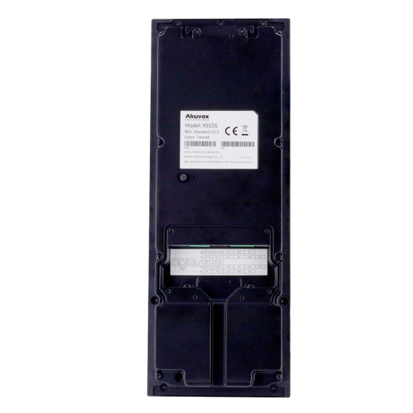 Operador de porta de vídeo Akuvox AK-X915S IK IK10 - Câmera dupla 2 MPX | Áudio Bidirecional - Facial, Cartão, Pin, Ble e QR |
