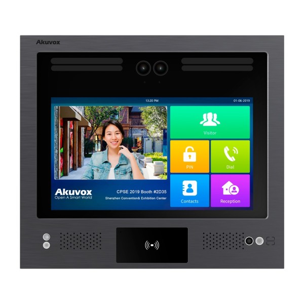 Kaufen AKUVOX AK-X916S-L vandalismusgeschützte IP-Video-Türsprechanlage IK08 – Doppelkamera 2 MP | Bidirektionales Audio und Vid
