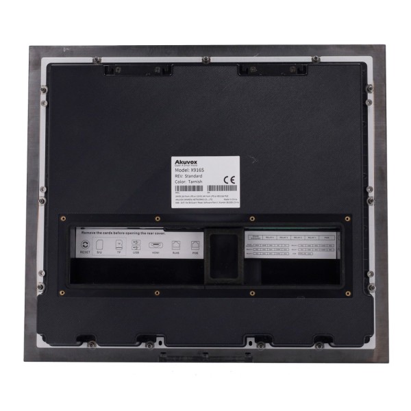 Kaufen AKUVOX AK-X916S-L vandalismusgeschützte IP-Video-Türsprechanlage IK08 – Doppelkamera 2 MP | Bidirektionales Audio und Vid