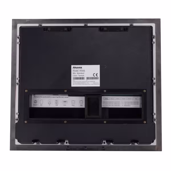 Acheter AKUVOX AK-X916S-L Interphone vidéo IP antivandale IK08 - Double caméra 2 Mpx | Audio et vidéo bidirectionnels - Reconnai