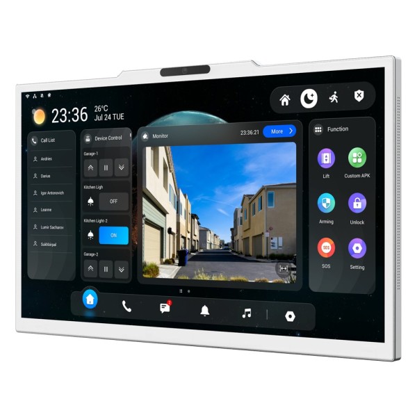 Akuvox AK-X937 Android Monitor 14.0 para player de vídeo - 15.6 & quot IPS Tela - Cristal de áudio bidirecional | Ui fácil 