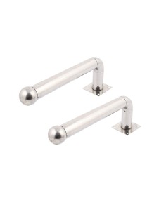 Comprar OEM ALF-30L Soporte para barrera modelo L - 2 unidades - Acero inoxidable - Compatible con detectores de 2 haces - Compa