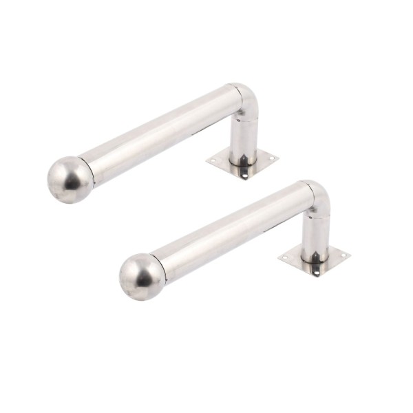 Comprar OEM ALF-30L Soporte para barrera modelo L - 2 unidades - Acero inoxidable - Compatible con detectores de 2 haces - Compa