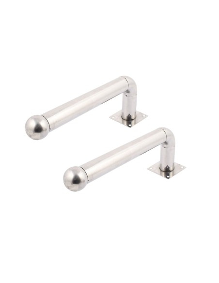 Apoio de Barreira de modelo OEM ALF-30L - 2 unidades - aço inoxidável - Compatível com detectores de 2 raios - CO compatível