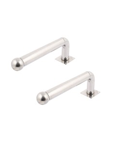 Apoio de Barreira de modelo OEM ALF-50L - 2 unidades - aço inoxidável - Compatível com Detectores de Beam 3/4 - Compatível 