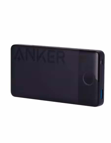 Kaufen ANKER ANK-123-POWERCORE-B Anker Powerbank – Kapazität 10000 mAh – USB-A-Eingang – Ausgänge: USB-C, Micro-USB-C und USB-A 
