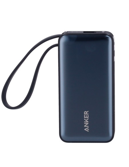 Kaufen ANKER ANK-1259-B Anker Powerbank mit LCD-Display – Kapazität 10000 mAh – Eingänge: integriertes Kabel, USB‑C‑Anschluss – 