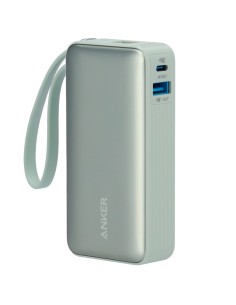 Acheter ANKER ANK-1259-G Batterie externe Anker avec écran LCD - Capacité 10000mAh | Couleur verte - Entrées câble intégré, port 2