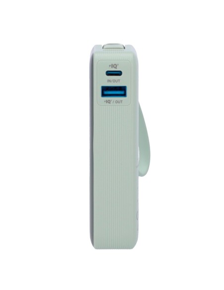 Anker Ank-1259-G Anker Power Bank com tela LCD - 10000mAh Capacidade | Cor verde - entradas de cabo integradas, portas USB-C -