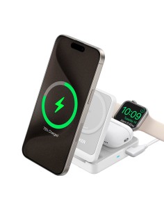 Acheter ANKER ANK-2557-3-IN-1-W Chargeur sans fil 3-en-1 Anker - Technologie MagSafe - Charge rapide : iPhone, AirPods, Apple Wa 2