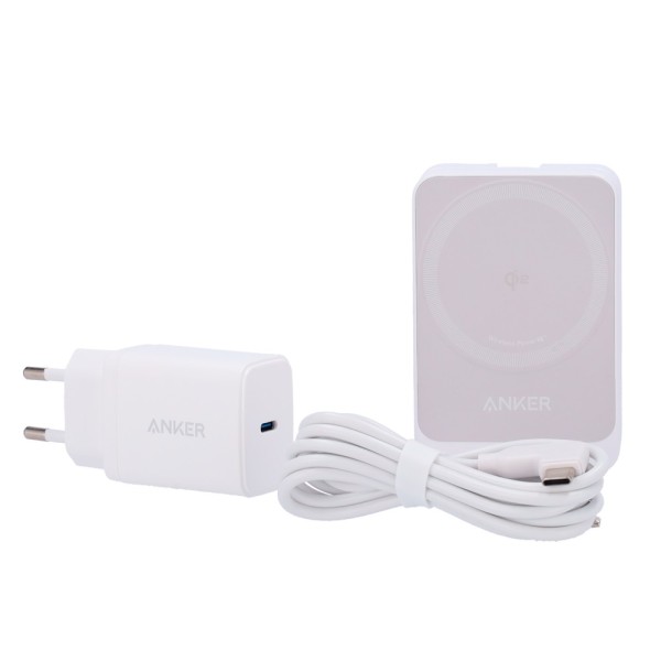 Kaufen ANKER ANK-2557-3-IN-1-W 3-in-1 kabelloses Ladegerät von Anker – MagSafe-Technologie – Schnellladen: iPhone, AirPods, Appl