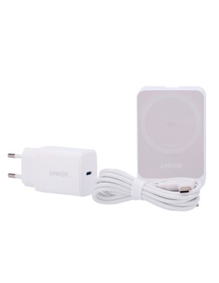 Comprar ANKER ANK-2557-3-IN-1-W Cargador inalámbrico 3 en 1 Anker - Tecnología Magsafe - Carga rápida: iPhone, Airpods, Apple Wa