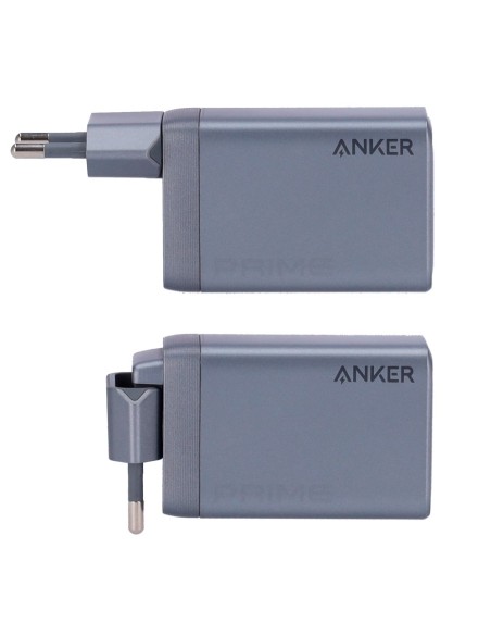 Anker Ank-268-Wcharger-100w1A2C-B Anker - Carregador USB - 100W POWER - Saída 2x USB-C, 1x USB-A - CHAVE RÁPIDA 3 EM 1 | Techno
