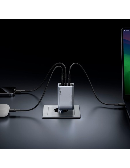 Comprar ANKER ANK-268-WCHARGER-100W1A2C-B Anker - Cargador USB - Potencia 100W - Salida 2x USB-C, 1x USB-A - Carga rápida 3 en 1