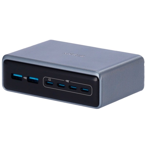 Anker Ank-268-Wcharger-200W2A4C-B Anker - Carregador de Desktop - Power 200W - Saídas 4x USB-C, 2x USB-A - Carga 4 Disputa 4