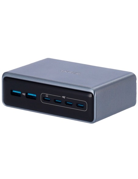 Anker Ank-268-Wcharger-200W2A4C-B Anker - Carregador de Desktop - Power 200W - Saídas 4x USB-C, 2x USB-A - Carga 4 Disputa 4