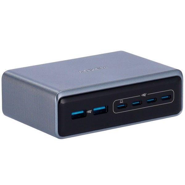 Anker Ank-268-Wcharger-200W2A4C-B Anker - Carregador de Desktop - Power 200W - Saídas 4x USB-C, 2x USB-A - Carga 4 Disputa 4