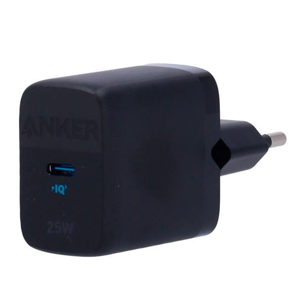 Comprar ANKER ANK-312-WCHARGER-25W1C-B Anker - Cargador USB - Potencia 25W - Carga rápida  - Salida USB-C - Color negro ANK-312-
