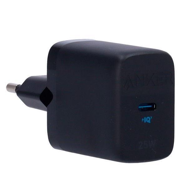 Comprar ANKER ANK-312-WCHARGER-25W1C-B Anker - Cargador USB - Potencia 25W - Carga rápida  - Salida USB-C - Color negro ANK-312-