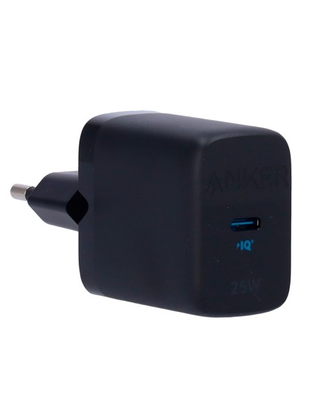 Anker Ank-312-Wcharger-25w1c-B Anker - Carregador USB - 25W Potência - Corte rápida - PROPUTAÇÃO USB-C - cor preta