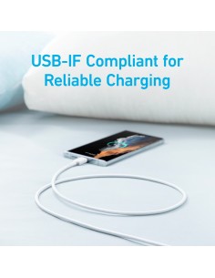Anker Ank-322-USBA-USBC-180-W Anker - USB2.0 Cable - USB-A USB-C - Cabo de nylon trançado - comprimento 1.8m - carga rápida Hast 2