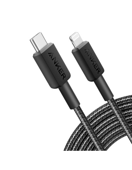 Kaufen ANKER ANK-322-USBC-LGT-300-B Anker – USB2.0-Kabel – USB-C auf Lightning – geflochtenes Nylonkabel – Länge 3 m – Laden r
